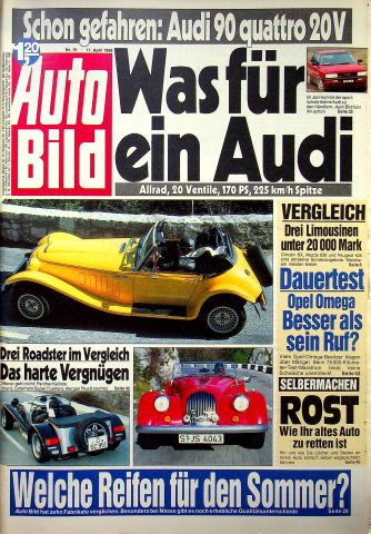 Deckblatt Auto Bild (15/1988)